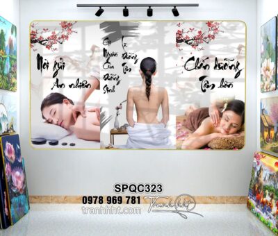 Tranh Spa Dưỡng Sinh SPQC323