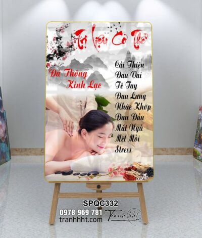 Tranh Spa Dưỡng Sinh SPQC332