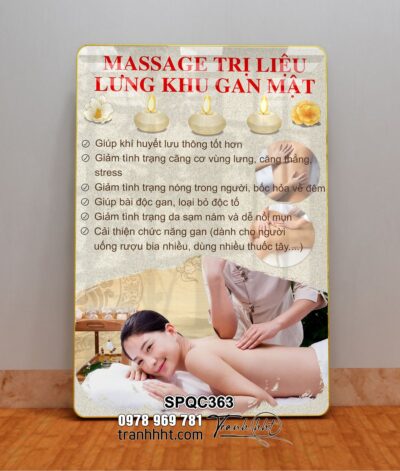 Tranh Spa Dưỡng Sinh SPQC363