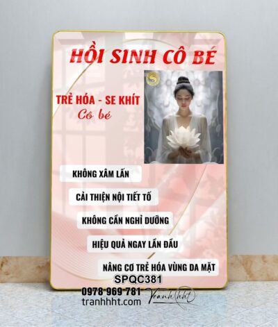 Tranh Spa Dưỡng Sinh SPQC381