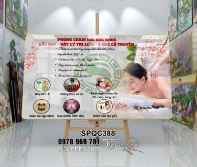 Tranh Spa Dưỡng Sinh SPQC388