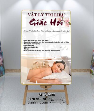 Tranh Spa Dưỡng Sinh SPQC398