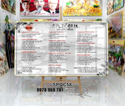 Tranh Spa Dưỡng Sinh SPQC58