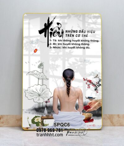 Tranh Spa Dưỡng Sinh SPQC6