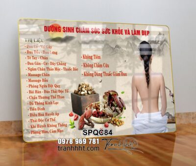 Tranh Spa Dưỡng Sinh SPQC84