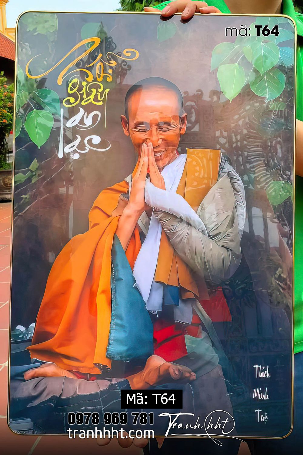 Tranh thầy Minh Tuệ tráng gương treo tường, khung ảnh thầy Minh Tuệ, Hình thầy Minh Tuệ treo tường, Khung tranh thầy Minh Tuệ treo tường, ảnh tráng gương thầy Minh Tuệ, tranh thầy Minh Tuệ để bàn, thầy Minh Tuệ, sư Minh Tuệ