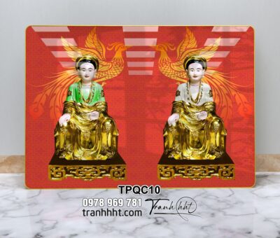 Tranh Tứ Phủ Bà Chúa Xứ TPQC10