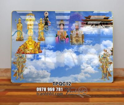 Tranh Tứ Phủ Bà Chúa Xứ TPQC12
