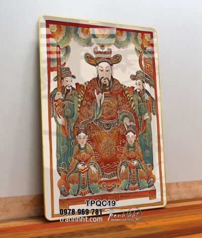 Tranh Tứ Phủ Bà Chúa Xứ TPQC19