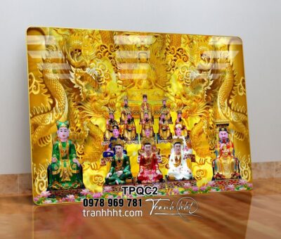 Tranh Tứ Phủ Bà Chúa Xứ TPQC2