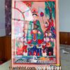 Tranh chúa sơn trang, bà chúa sơn trang tứ phủ, Tranh phòng thờ tứ phủ, bàn thờ tứ phủ công đồng, bà chúa xứ thánh mẫu quang huy tráng gương treo tường TPQC21