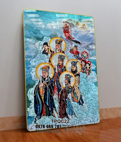 Tranh Tứ Phủ Bà Chúa Xứ TPQC22