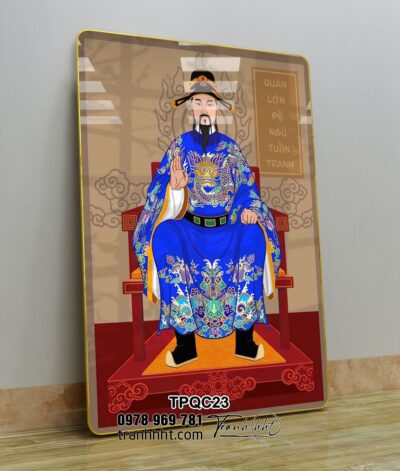 Tranh Tứ Phủ Bà Chúa Xứ TPQC23