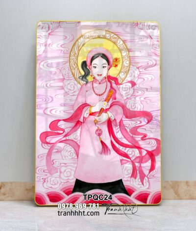 Tranh Tứ Phủ Bà Chúa Xứ TPQC24
