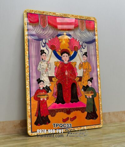 Tranh Tứ Phủ Bà Chúa Xứ TPQC33