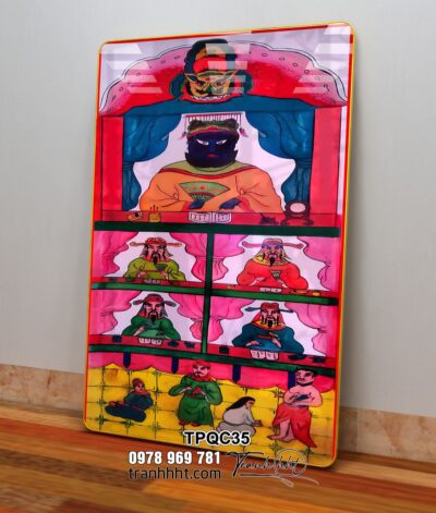 Tranh Tứ Phủ Bà Chúa Xứ TPQC35