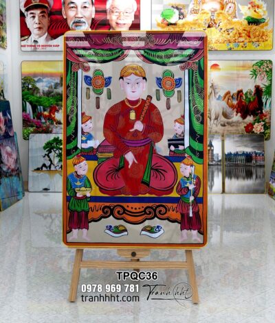 Tranh Tứ Phủ Bà Chúa Xứ TPQC36