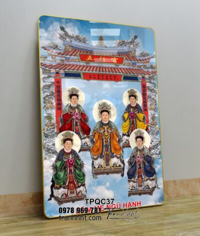 Tranh Tứ Phủ Bà Chúa Xứ TPQC37