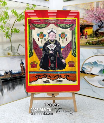 Tranh Tứ Phủ Bà Chúa Xứ TPQC42