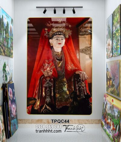 Tranh Tứ Phủ Bà Chúa Xứ TPQC44