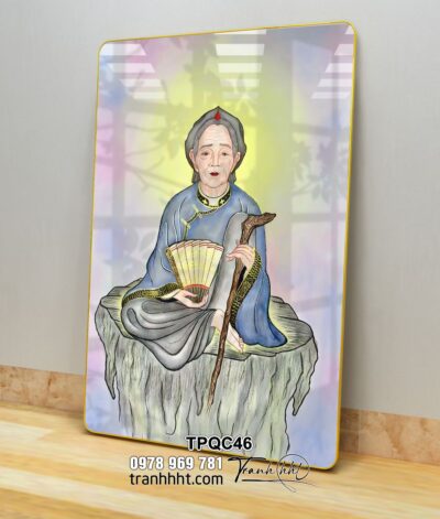 Tranh Tứ Phủ Bà Chúa Xứ TPQC46