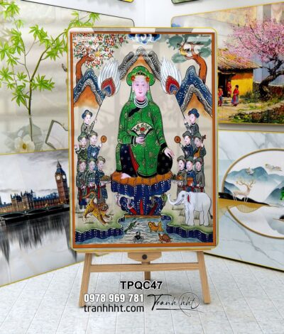 Tranh Tứ Phủ Bà Chúa Xứ TPQC47