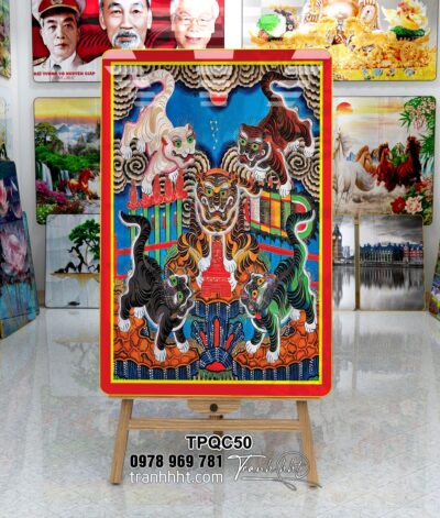 Tranh Tứ Phủ Bà Chúa Xứ TPQC50