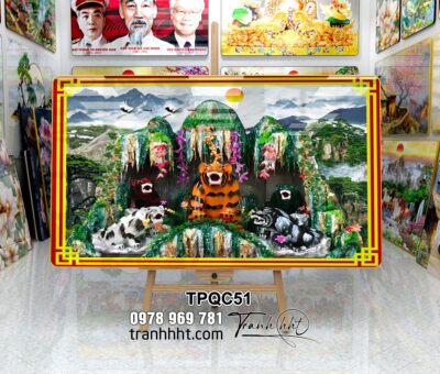 Tranh Tứ Phủ Bà Chúa Xứ TPQC51