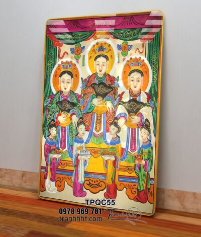 Tranh Tứ Phủ Bà Chúa Xứ TPQC55