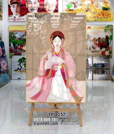 Tranh Tứ Phủ Bà Chúa Xứ TPQC57