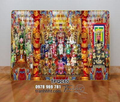 Tranh Tứ Phủ Bà Chúa Xứ TPQC60