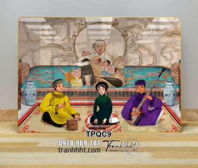 Tranh Tứ Phủ Bà Chúa Xứ TPQC9
