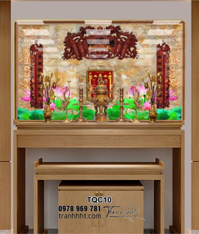 Tranh Phòng Thờ Cửu Huyền Thất Tổ TQC10