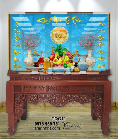 Tranh Phòng Thờ Cửu Huyền Thất Tổ TQC11