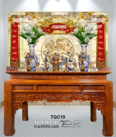 Tranh Phòng Thờ Cửu Huyền Thất Tổ TQC19