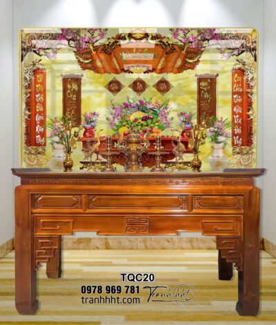 Tranh Phòng Thờ Cửu Huyền Thất Tổ TQC20