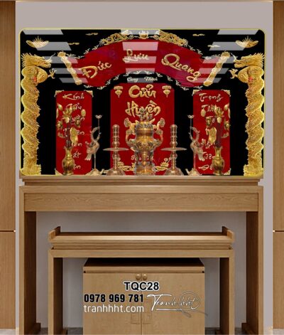 Tranh Phòng Thờ Cửu Huyền Thất Tổ TQC28