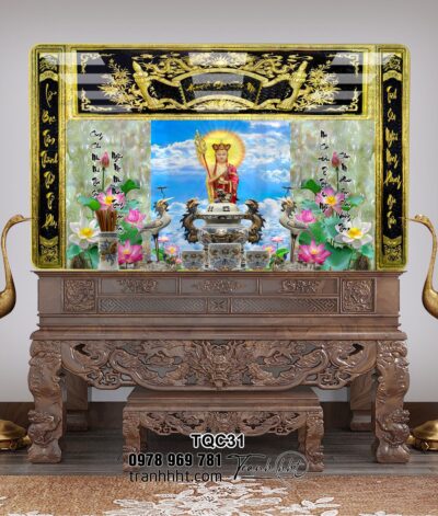 Tranh Phòng Thờ Cửu Huyền Thất Tổ TQC31