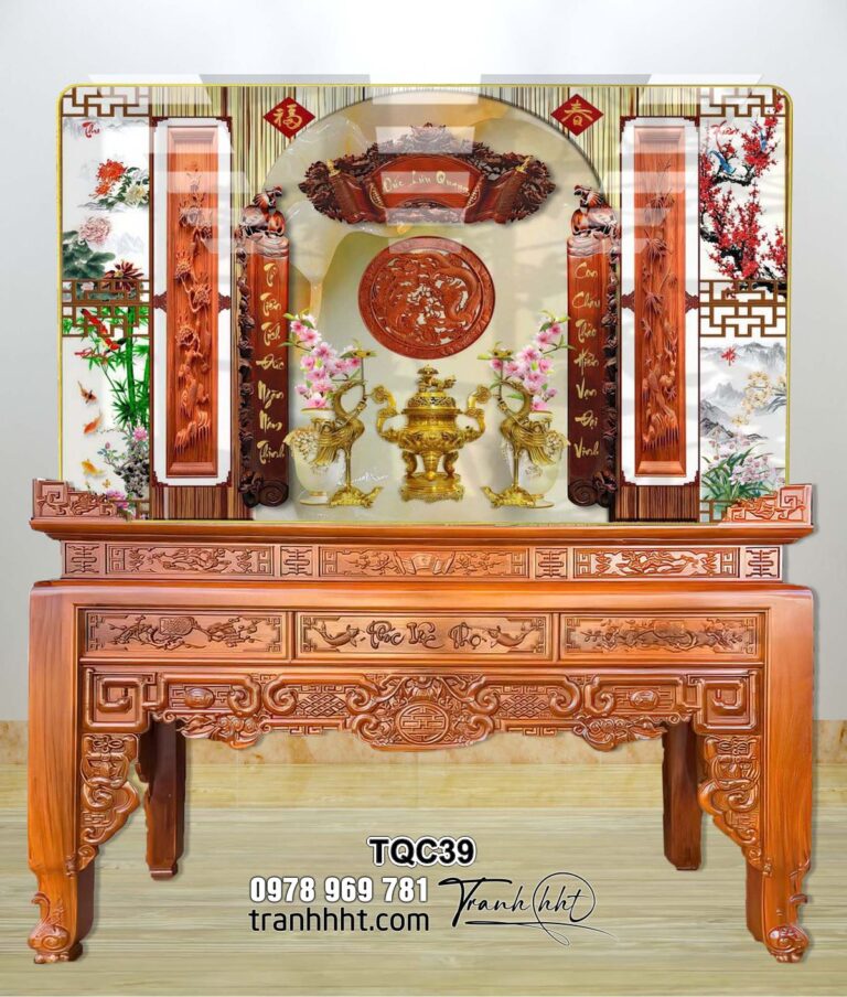 Tranh đức lưu quang, khung ảnh thờ, tranh tủ thờ, Tranh treo tường ...