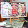 Tranh cửu huyền thất tổ, tranh kính nhớ tổ tiên, Tranh treo tường phòng thờ, tranh cửu huyền thất tổ tráng gương TQC45