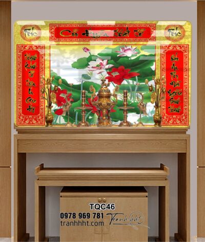 Tranh Phòng Thờ Cửu Huyền Thất Tổ TQC46