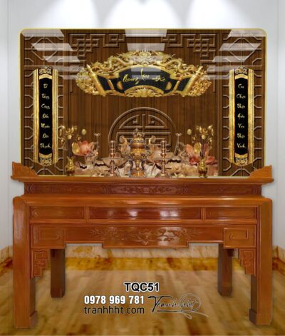 Tranh Phòng Thờ Cửu Huyền Thất Tổ TQC51