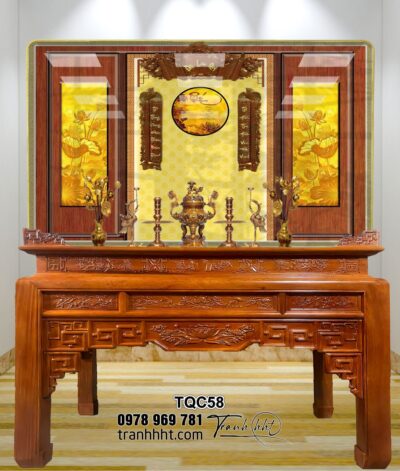 Tranh Phòng Thờ Cửu Huyền Thất Tổ TQC58