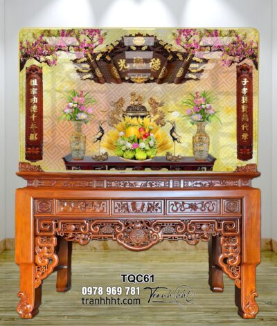 Tranh Phòng Thờ Cửu Huyền Thất Tổ TQC61