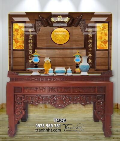 Tranh Phòng Thờ Cửu Huyền Thất Tổ TQC9