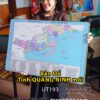 Bản Đồ Quảng Ninh treo tường, Tranh bản đồ tỉnh Quảng Ninh tráng gương, bản đồ tỉnh quảng ninh treo tường UT193