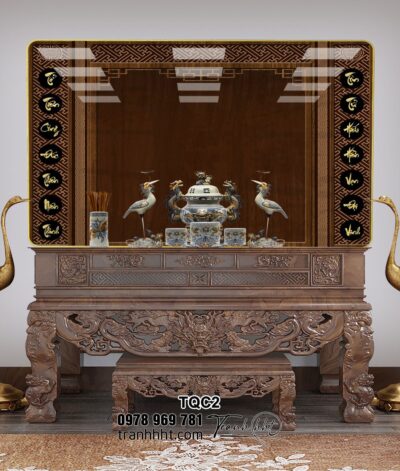 Tranh Phòng Thờ Cửu Huyền Thất Tổ TQC2