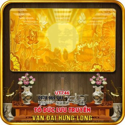 Tranh trúc chỉ tráng gương canvas treo tường, tranh trúc chỉ 3d tráng gương, khung tranh trúc chỉ treo tường, tranh trúc chỉ treo phòng thờ