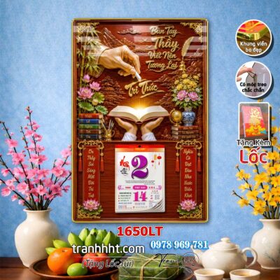 Lịch Tết treo tường 1650LT