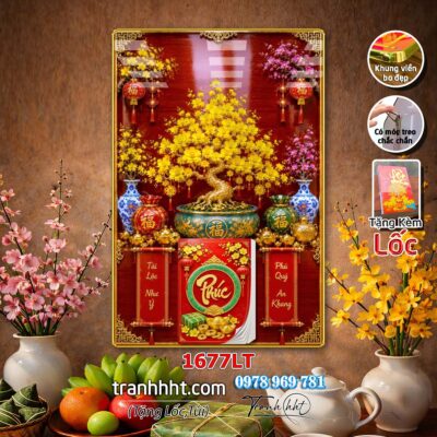 Lịch Tết treo tường 1677LT